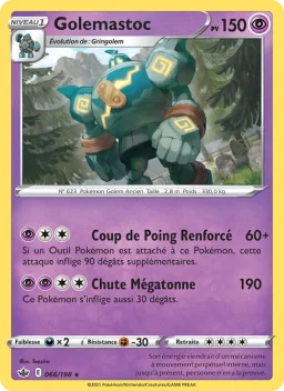 Carte Pokemon Golemastoc #66