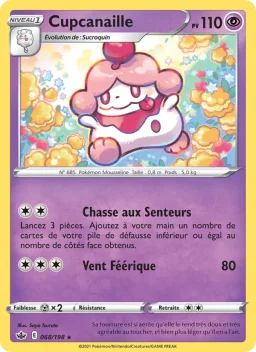 Carte Pokemon Cupcanaille #68