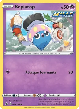 Carte Pokemon Sepiatop #69