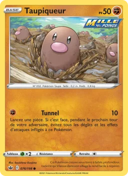 Carte Pokemon Taupiqueur #76