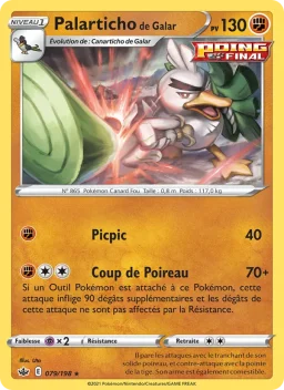 Carte Pokemon Palarticho de Galar #79