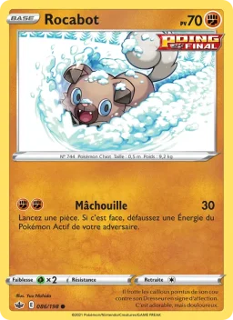 Carte Pokemon Rocabot #86