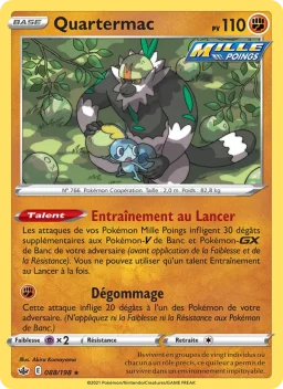 Carte Pokemon Quartermac #88