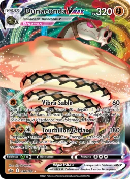 Carte Pokemon Dunaconda VMAX #90