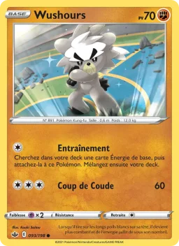 Carte Pokemon Wushours #93