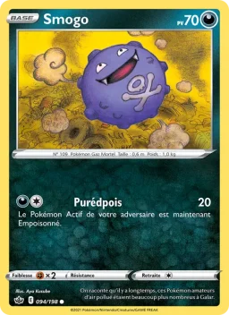 Carte Pokemon Smogo #94