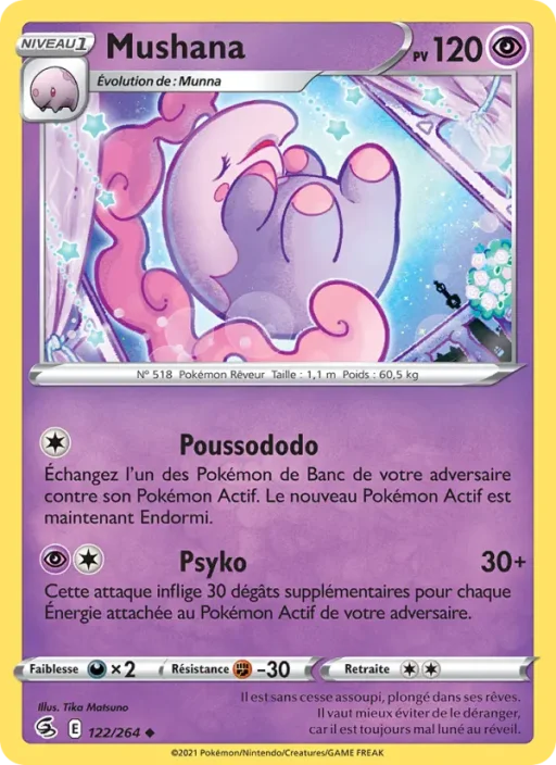 Carte Pokémon Mushana 122/264 Peu Commune Poing de Fusion