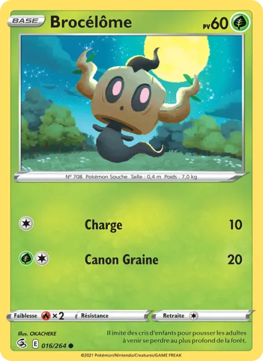 Carte Pokémon Brocélôme 16/264 Commune Poing de Fusion