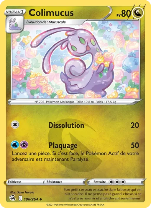 Carte Pokémon Colimucus 196/264 Peu Commune Poing de Fusion
