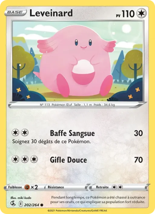 Carte Pokémon Leveinard 202/264 Commune Poing de Fusion