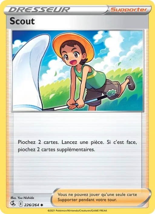 Carte Pokémon Scout 226/264 Peu Commune Poing de Fusion