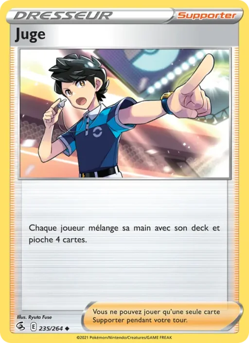 Carte Pokémon Juge 235/264 Peu Commune Poing de Fusion