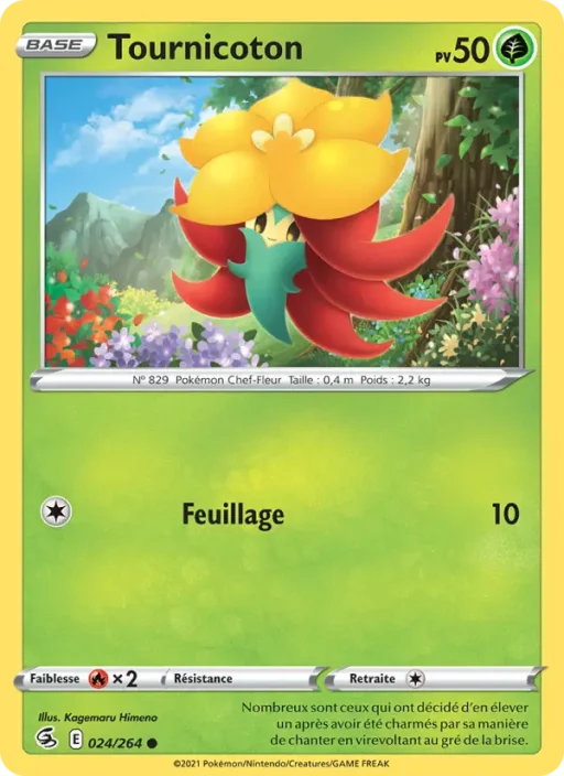 Carte Pokémon Tournicoton 24/264 Commune Poing de Fusion