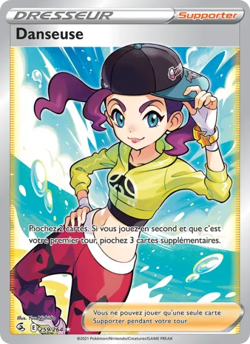 Carte Pokémon Danseuse 259/264 Ultra Rare Poing de Fusion