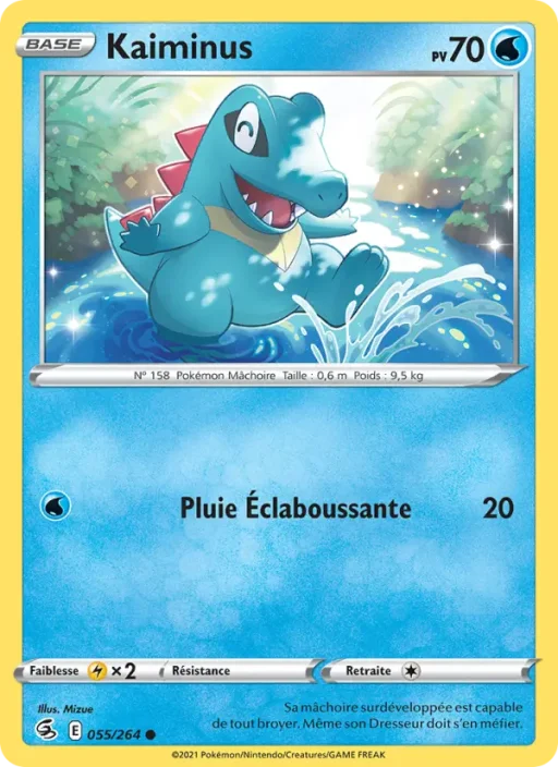 Carte Pokémon Kaiminus 55/264 Commune Poing de Fusion