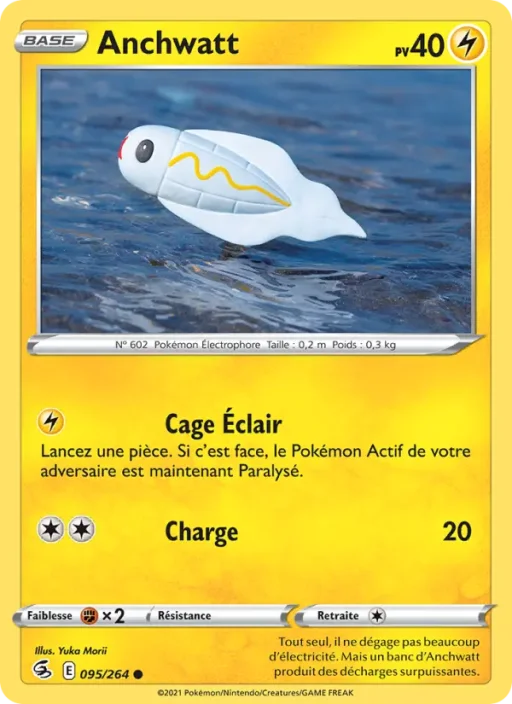 Carte Pokémon Anchwatt 95/264 Commune Poing de Fusion
