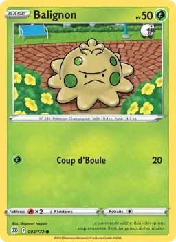Carte Pokemon Balignon #003