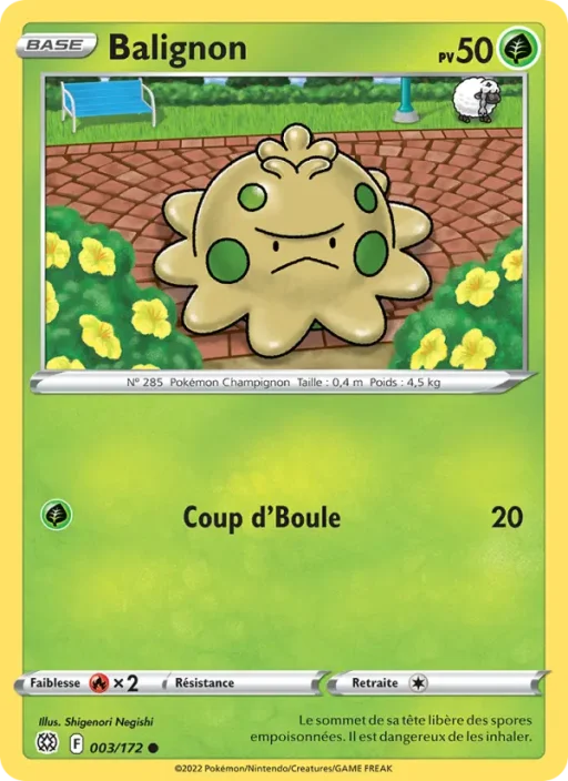 Carte Pokémon Balignon 003/172 Commune Stars Étincelantes