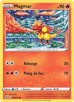 Carte Pokemon Magmar #019