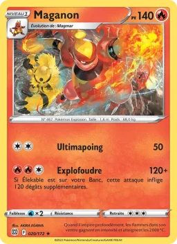 Carte Pokemon Maganon #020
