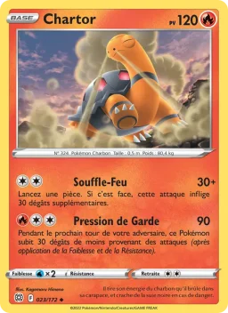 Carte Pokemon Chartor #023