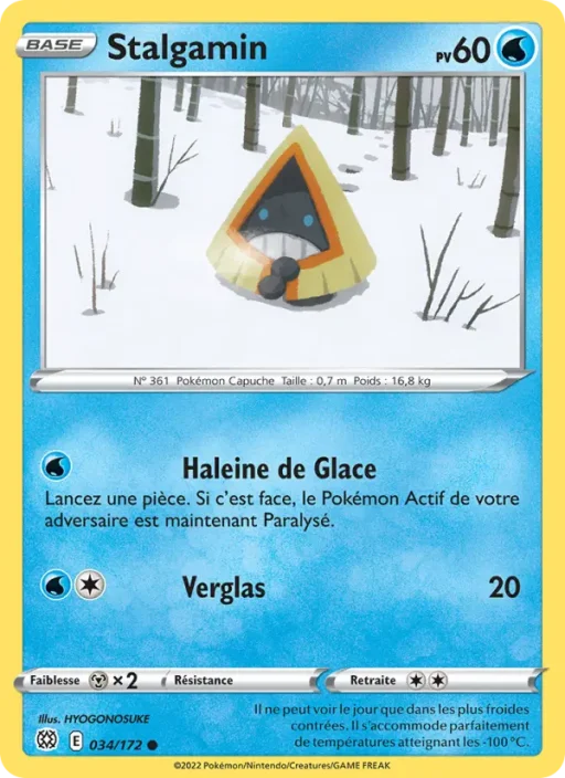 Carte Pokémon Stalgamin 034/172 Commune Stars Étincelantes