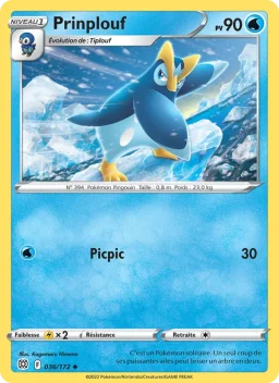 Carte Pokemon Prinplouf #036