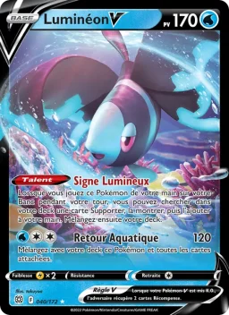 Carte Pokemon Luminéon V #040