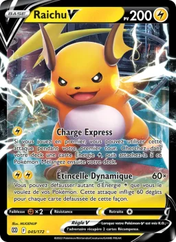 Carte Pokemon Raichu V #045