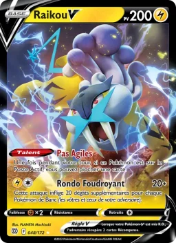 Carte Pokemon Raikou V #048