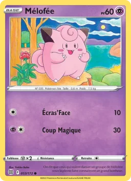 Carte Pokemon Mélofée #053