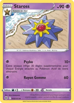 Carte Pokemon Staross #055