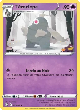 Carte Pokemon Téraclope #061