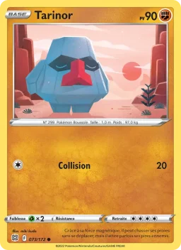 Carte Pokemon Tarinor #073