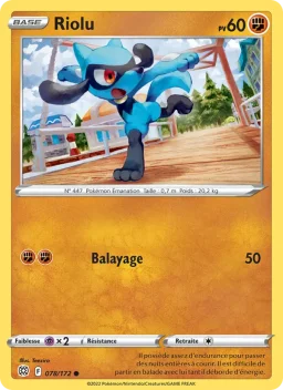 Carte Pokemon Riolu #078