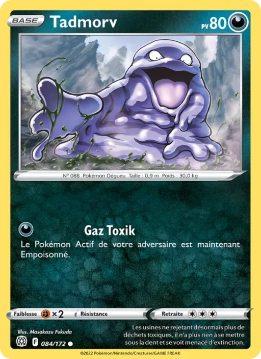 Carte Pokémon Tadmorv 084/172 Commune Stars Étincelantes