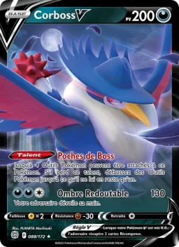 Carte Pokemon Corboss V #088