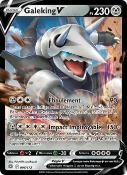 Carte Pokemon Galeking V #096