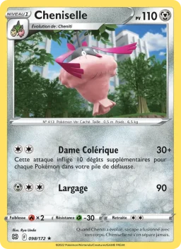 Carte Pokemon Cheniselle #098