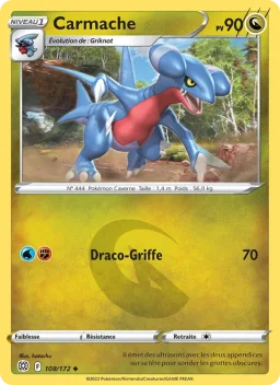 Carte Pokemon Carmache #108