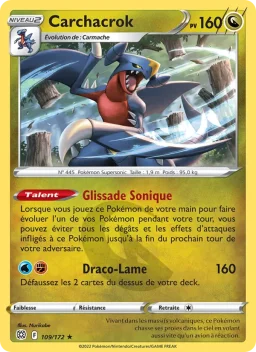 Carte Pokemon Carchacrok #109