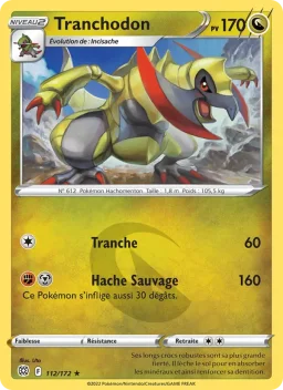 Carte Pokemon Tranchodon #112