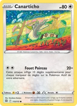 Carte Pokemon Canarticho #115
