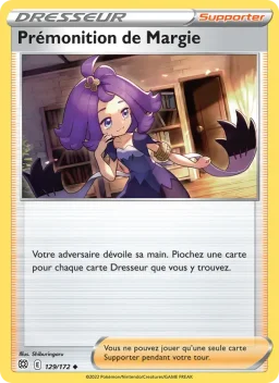 Carte Pokemon Prémonition de Margie #129