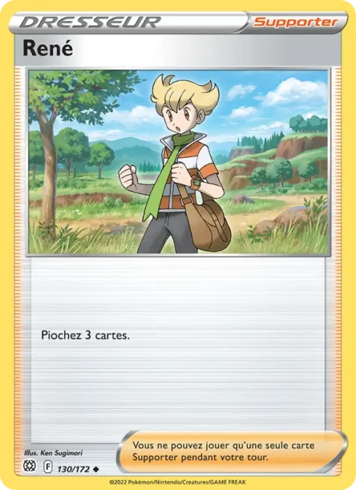 Carte Pokémon René 130/172 Peu Commune Stars Étincelantes