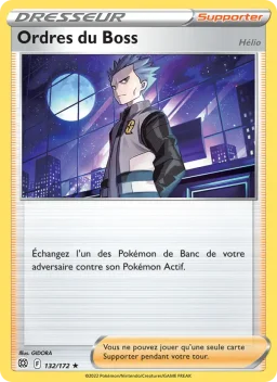 Carte Pokemon Ordres du Boss #132