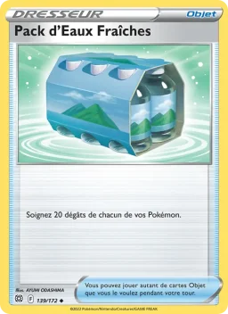 Carte Pokemon Pack d'Eaux Fraîches #139