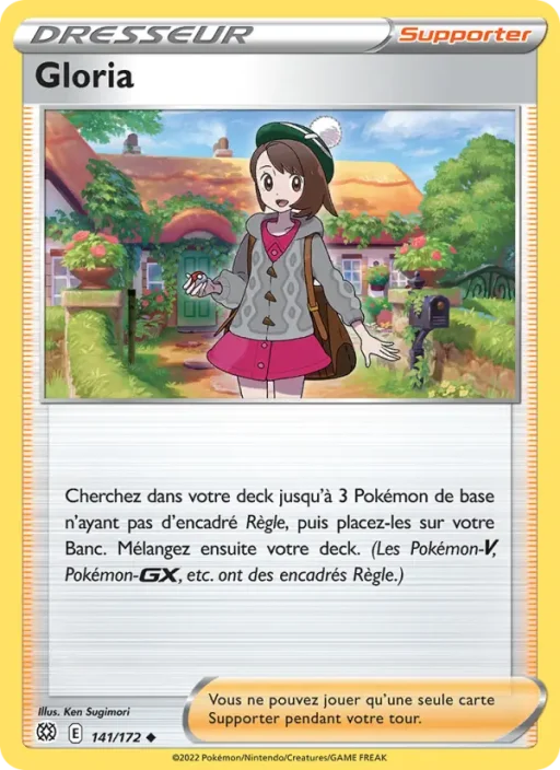 Carte Pokémon Gloria 141/172 Peu Commune Stars Étincelantes