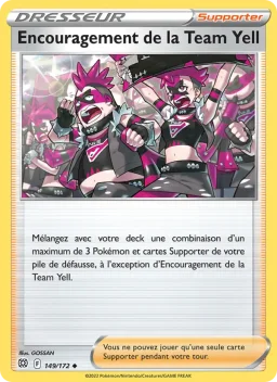 Carte Pokemon Encouragement de la Team Yell #149
