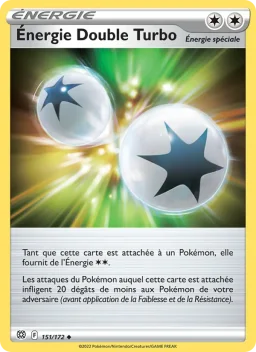 Carte Pokemon Énergie Double Turbo #151